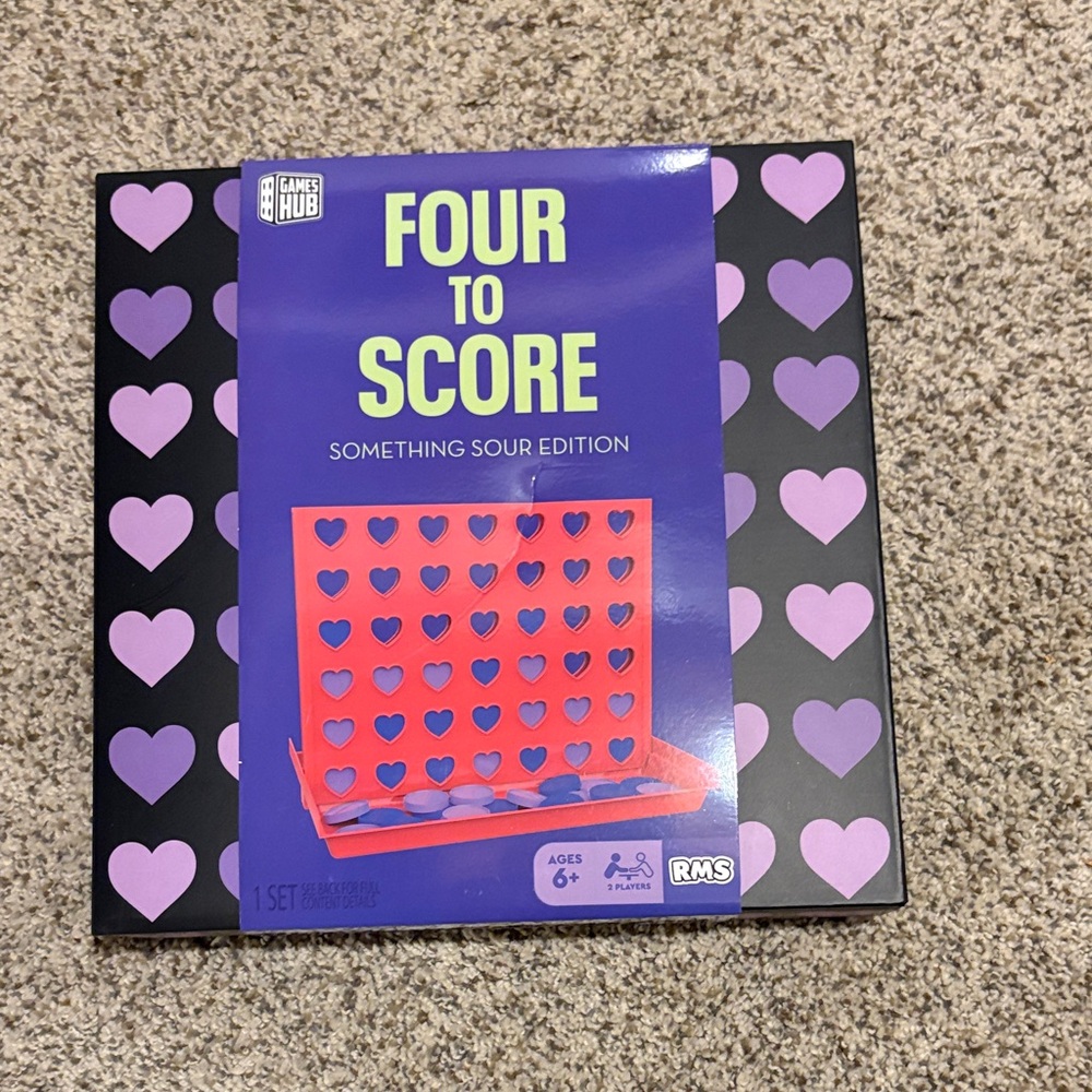 Limited Edition Four to Score - “Sour Edition” 2-Player Game, Sealed